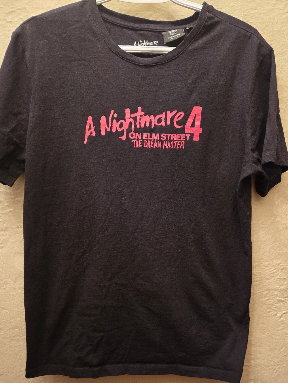 Nightmare on Elm Street 4 The Dream Master Graphic Tee Horror Movie TShirt Black